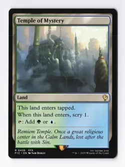 Temple of Mystery Normal R Final Fantasy MTG Magic the Gathering Card NM - Image 1