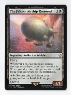 The Falcon, Airship Restored Normal R Final Fantasy MTG Magic the Gathering Card - Image 1