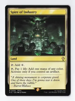 Spire of Industry Regular Rare Final Fantasy MTG Magic the Gathering Card NM - Image 1