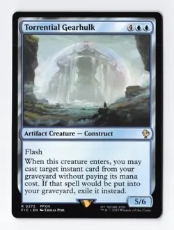 Torrential Gearhulk Normal R Final Fantasy MTG Magic the Gathering Card NM - Image 1