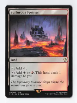 Sulfurous Springs Normal R Final Fantasy MTG Magic the Gathering Card NM - Image 1