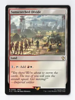 Sunscorched Divide Normal R Final Fantasy MTG Magic the Gathering Card NM - Image 1