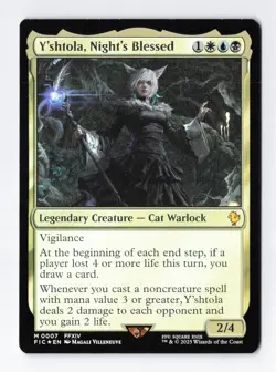 Y'shtola, Night's Blessed Foil M Final Fantasy MTG Magic the Gathering Card NM - Image 1