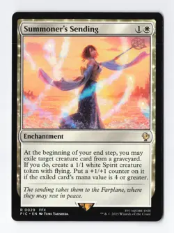 Summoner's Sending Normal R Final Fantasy MTG Magic the Gathering Card NM - Image 1
