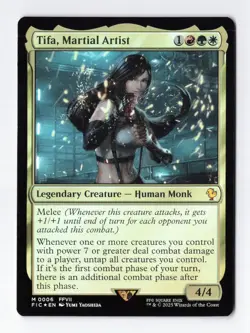 Tifa, Martial Artist Foil M Final Fantasy MTG Magic the Gathering Card NM - Image 1