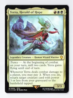 Terra, Herald of Hope Foil M Final Fantasy MTG Magic the Gathering Card NM - Image 1