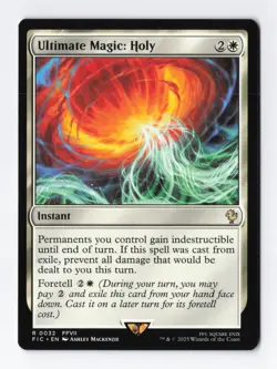 Ultimate Magic: Holy Normal R Final Fantasy MTG Magic the Gathering Card NM - Image 1