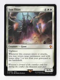 Sun Titan Normal M Final Fantasy MTG Magic the Gathering Card NM - Image 1