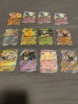 12x SV EX Pokemon Cards Lot Holo Full Arts EX Rare NEAR MINT - Image 1