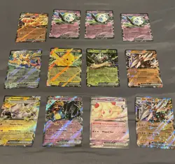 12x SV EX Pokemon Cards Lot Holo Full Arts EX Rare NEAR MINT - Image 2