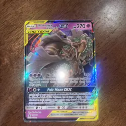 ULTRA RARE Trevenant & Dusknoir GX Tag Team SM217 Pokemon Black Star Promo - MP - Image 1