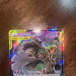 ULTRA RARE Trevenant & Dusknoir GX Tag Team SM217 Pokemon Black Star Promo - MP - Image 2