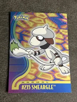 2001 Topps Pokemon Johto Smeargle #235 Silver Foil Holo Blue Logo 1st Edition - Image 1