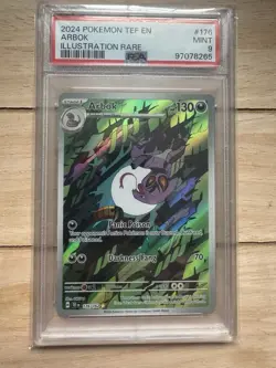Pokemon TCG: Arbok (Illustration Rare) - 176/162 - S&V Temporal Forces - PSA 9 - Image 1