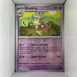 Slowking Reverse Holo #058/142 SV07: Stellar Crown NM Pokemon TCG - Image 1