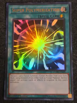 Super Polymerization Ultra Rare 1st edition DUDE-EN040 Yugioh VLP - Image 1