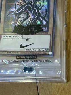 Yugioh Red-Eyes Black Dragon Nike Worlds Promo NKC1-EN002 Collaboration 2025 a - Image 2