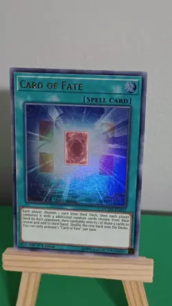 2020 Yugioh Card Of Fate Spell Card DUOV-EN052 Ultra Rare Duel Overload - Image 2