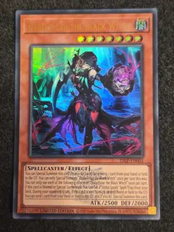 Yugioh Diabellstar The Black Witch 25LP-EN001 Emblazoned Ultra Rare Near Mint - Image 1