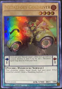 Metalfoes Goldriver GFTP-EN102 Ghosts from the Past 1st Edition - Yugioh Card - Image 1