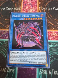 Yugioh Magician of Black Chaos MAX TN19-EN002 Prismatic Secret Rare Limited NM - Image 1