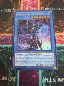 Yugioh Magician of Chaos LDS3-EN089 Ultra Rare 1st Edition Near Mint - Image 1
