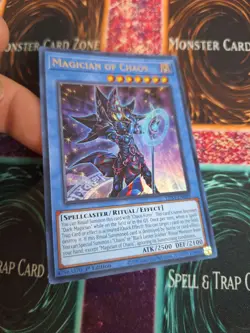 Yugioh Magician of Chaos LDS3-EN089 Ultra Rare 1st Edition Near Mint - Image 2