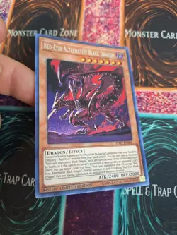 Yugioh Red-Eyes Alternative Black Dragon TN19-EN005 Prismatic Secret Limited NM - Image 2