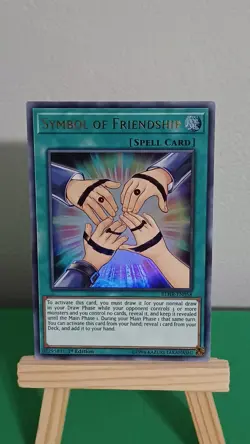 2019 Yugioh Symbol Of Friendship BLHR-EN058 Ultra Rare Hero's Revenge - Image 1
