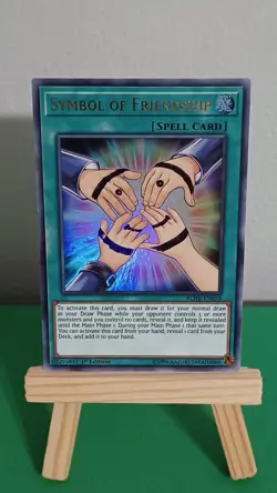 2019 Yugioh Symbol Of Friendship BLHR-EN058 Ultra Rare Hero's Revenge - Image 2