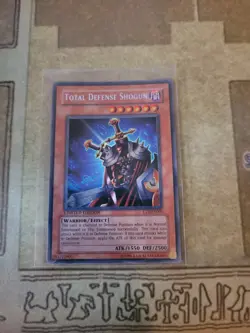 YUGIOH TOTAL DEFENSE SHOGUN CT1-EN001 SECRET LIMITED ED VLP - Image 1