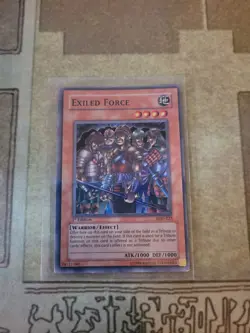 YUGIOH EXILED FORCE LOD-023 SUPER 1ST ED LP 1996 - Image 1