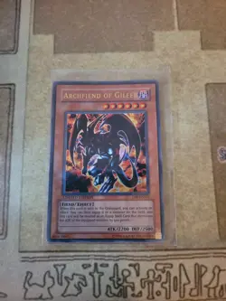 YUGIOH ARCHFIEND OF GILFER JMP-EN003 ULTRA LIMITED ED LP - Image 1