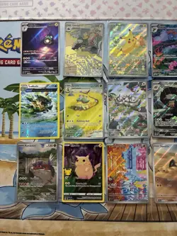 Pokemon Card Full Art Alt Art Fire Pikachu Gloom - Image 3