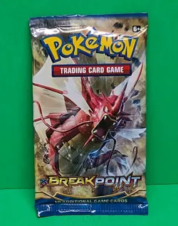 Pokemon XY Breakpoint Booster Pack Factory Sealed Shiny Gyarados Art 10 Cards - Image 1