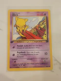 ABRA - 49/82 - 1st Edition Team Rocket - Common - Pokemon card - NM! - Image 1