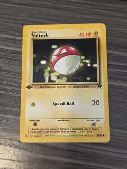 Pokemon Card - Team Rocket 69/82 - VOLTORB (common) **1st Edition** - NM - Image 1
