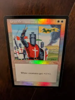MTG Single Card - Crusade JSS Promo NM Foil (w/ foil cut-line) - Image 2