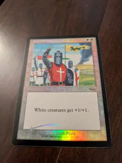 MTG Single Card - Crusade JSS Promo NM Foil (w/ foil cut-line) - Image 3