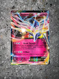 Pokemon TCG Cards Xerneas EX XY07 Black Star Promo Holo NM - Image 3