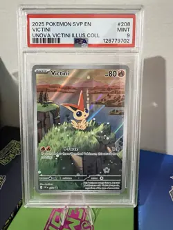 Pokemon TCG Victini 208 Black Star Promo Illustration Rare Card - Image 1