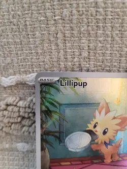 Pokemon Lillipup Illustration Rare Card 154/086 S&V White Flare - Image 3