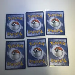 Pokemon TCG Set of 6 Eevelutions Ex Double Rare Cards From Prismatic Evolutions - Image 2