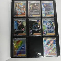 HUGE 130 Pokemon Binder Lot Modern EX, Promos, Trainer Cards, Illustration Rares - Image 3