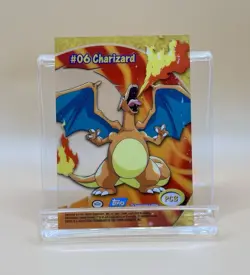 2000 Topps Pokemon TV Animation - PC3 #6 Charizard - Clear Card - Image 2