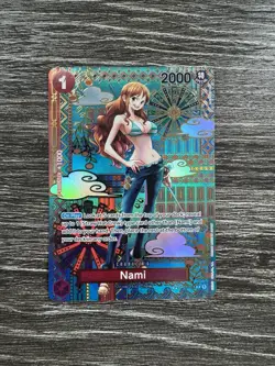 One Piece Card Game English OP01-016 Nami SP ALT ART CCG - Image 1