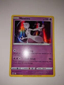 Mewtwo #059/159 Crown Zenith Pokemon Holo Rare NM Nintendo 2023 Card - Image 1