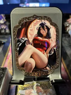 Goddess Story Metal Card Serialized Anime Waifu Albedo - Image 1