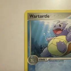 Pokemon TCG Wartortle 42/100 EX Crystal Guardians Regular Card EN-MP 2006 - Image 2