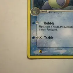 Pokemon TCG Wartortle 42/100 EX Crystal Guardians Regular Card EN-MP 2006 - Image 4